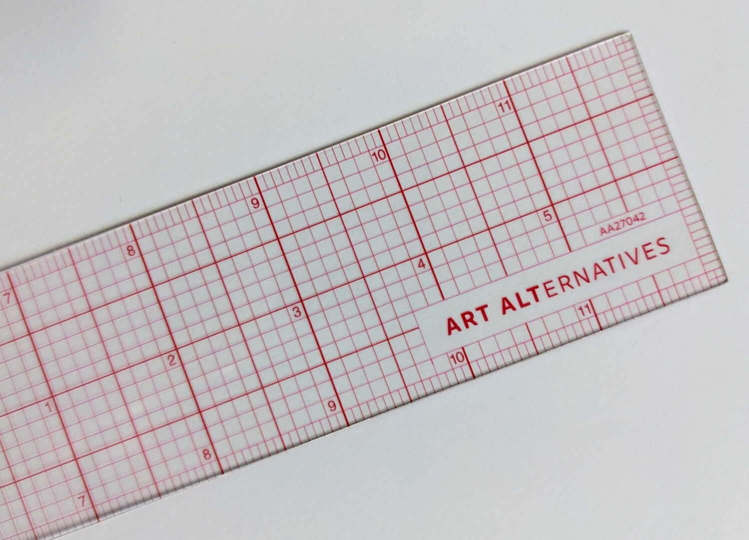 Artist Loft Ruler Art Alternatives Clear Grid Ruler – Flexible Transparent Ruler - Artist ...