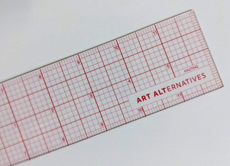ART ALTERNATIVES Art Alternatives Clear Graph Grid Ruler