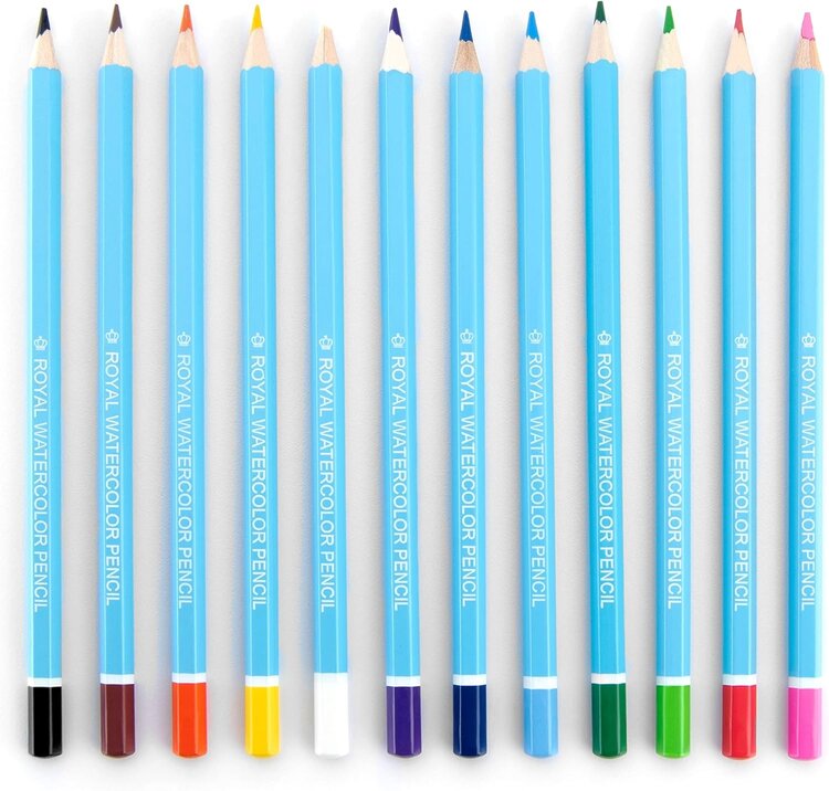 ROYAL BRUSH MANUFACTURING INC Royal & Langnickel Essentials Watercolor Pencils