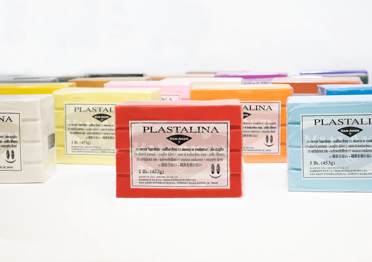 VAN AKEN INTERNATIONAL PLASTALINA™ Non-Hardening Modeling Clay – Reusable Sulfur-Free Clay