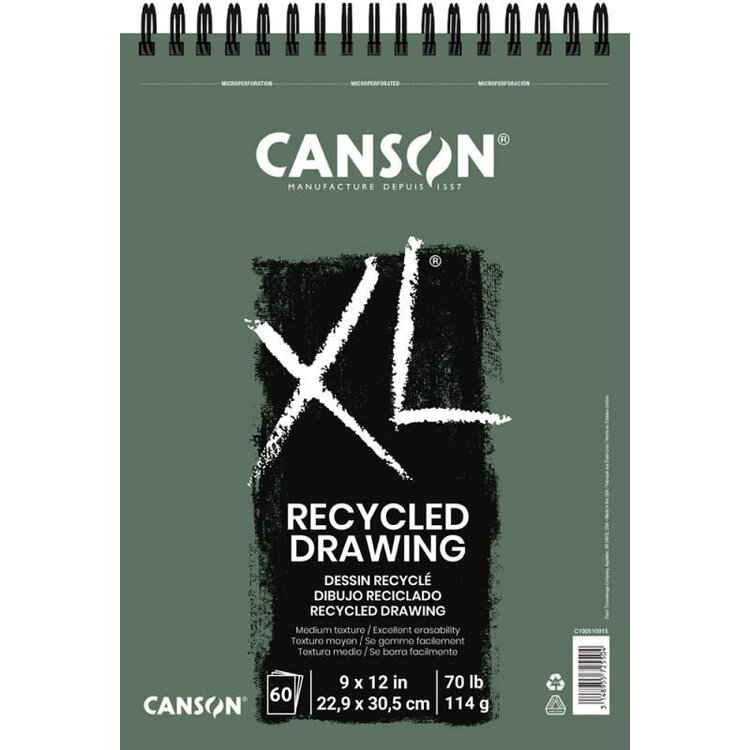 CANSON / PACON PAPERS Canson® XL® Drawing Pads – Standard, Recycled & Black Paper Options