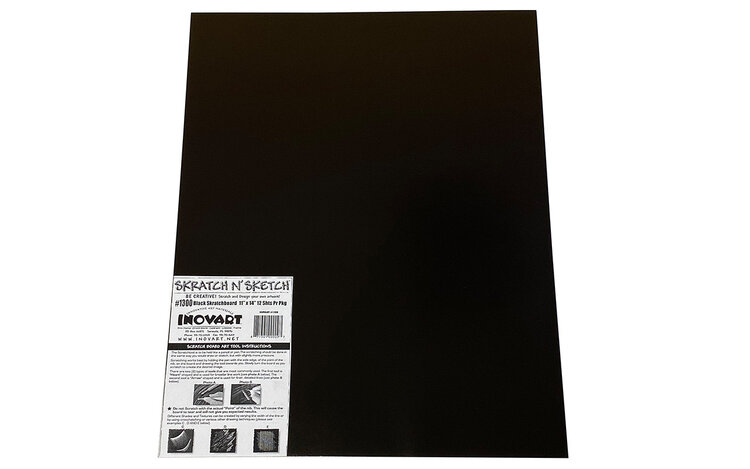 INOVART Inovart Scratchboard – White or Pre-Inked Black