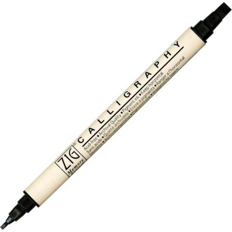 KURETAKE ZIG ZIG Calligraphy Twin-Tip Marker – 2mm / 5mm