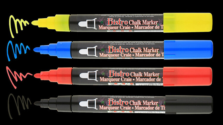 UCHIDA OF AMERICA CORP. Bistro Chalk Markers Bold Tip