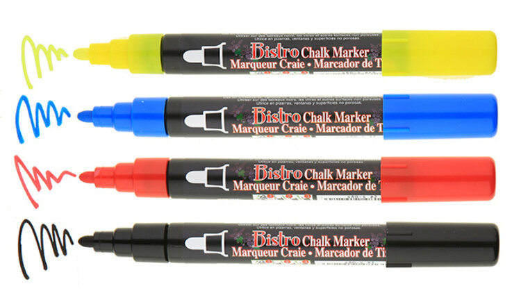 UCHIDA OF AMERICA CORP. Bistro Chalk Markers Bold Tip