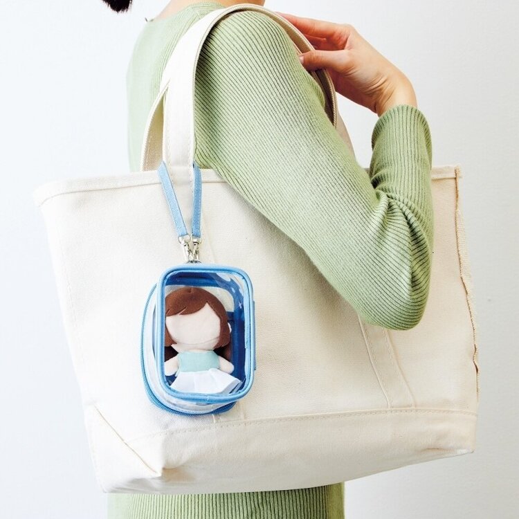 ITOYA OF AMERICA, LTD Myfa Clear Box Pouch – Customizable Storage in 3 Sizes