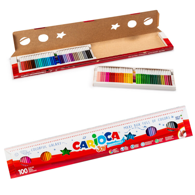 CARIOCA Carioca Joy Superwashable Marker Set – 100 Count