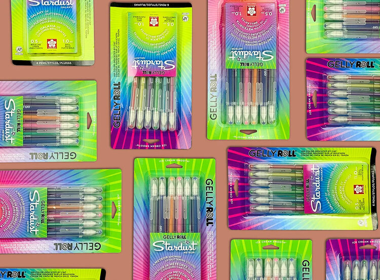 SAKURA OF AMERICA Gelly Roll Stardust Gel Pens – Glitter Ink for Sparkling Effects
