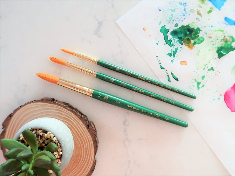 PRINCETON ART & BRUSH CO Princeton Lauren 4350 Synthetic Watercolor Brushes