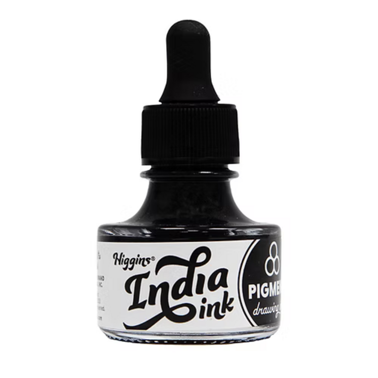 CHARTPAK, INC. Higgins Black & White Inks – India Ink, Black Magic, and Super White