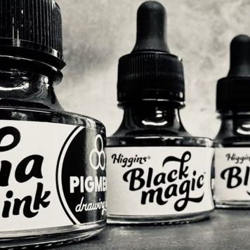 CHARTPAK, INC. Higgins Black & White Inks