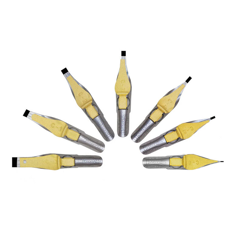 SPEEDBALL ART PRODUCTS Speedball Calligraphy Pen Nibs – Single Nibs, A/B/C-Series & Drawing Styles