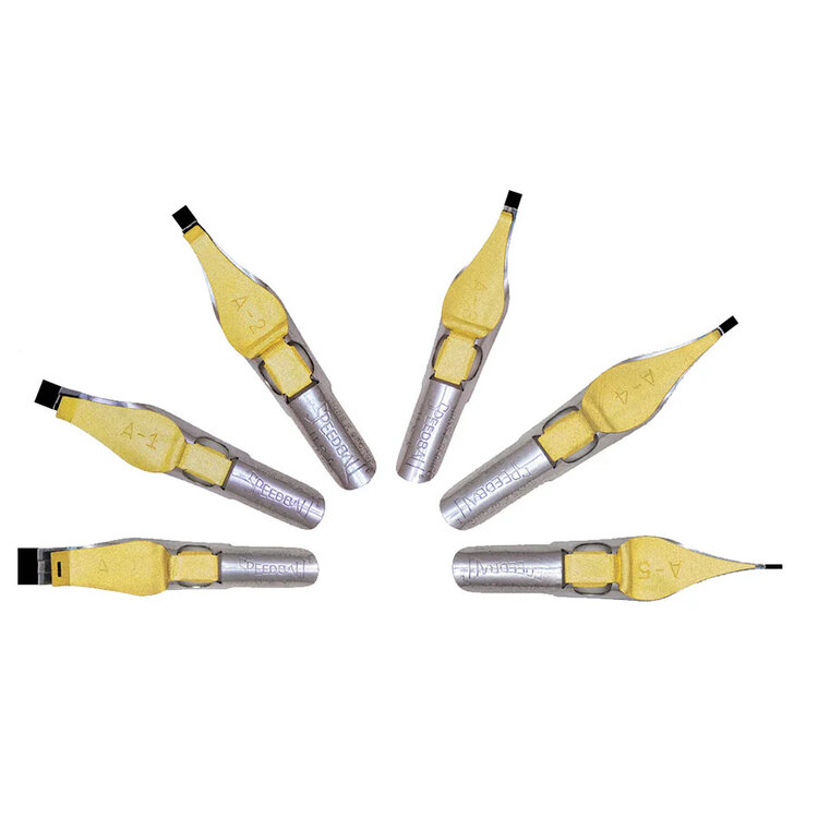 SPEEDBALL ART PRODUCTS Speedball Calligraphy Pen Nibs – Single Nibs, A/B/C-Series & Drawing Styles