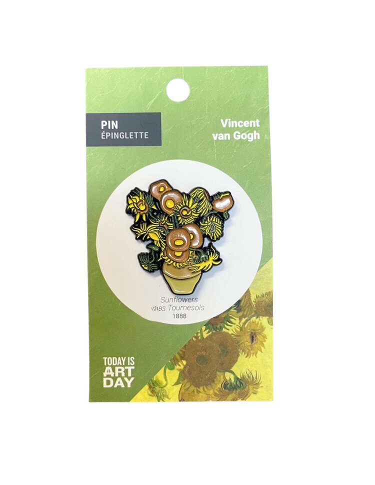 Today Is Art Day Enamel Pins – Famous Artist & Artwork Series