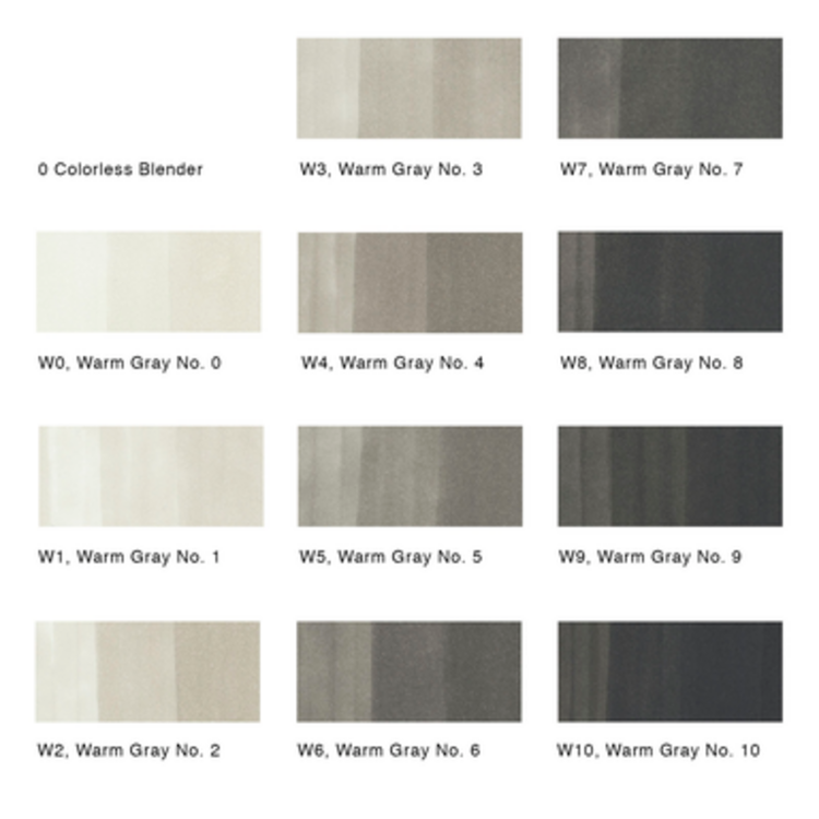 COPIC Copic Sketch Marker Refills – Grayscale