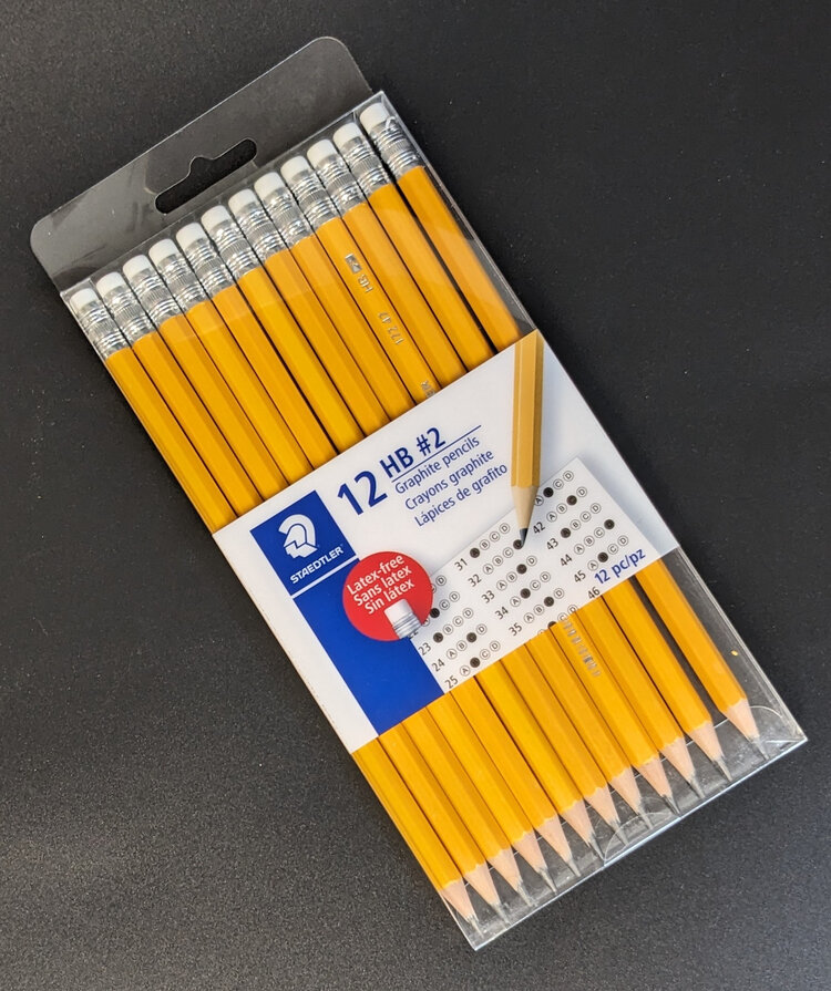 STAEDTLER-MARS LIMITED Staedtler #2 HB Graphite Pencils – 12 Pack, Pre-Sharpened with Erasers