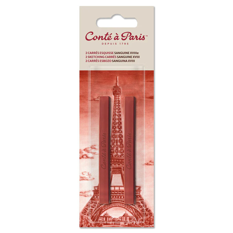 CONTE OF PARIS Conté à Paris Crayon 2 Pack – Soft Drawing Crayons