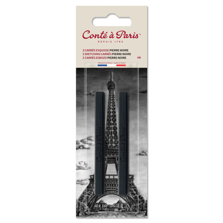 CONTE OF PARIS Conté à Paris Crayon 2 Pack – Soft Drawing Crayons