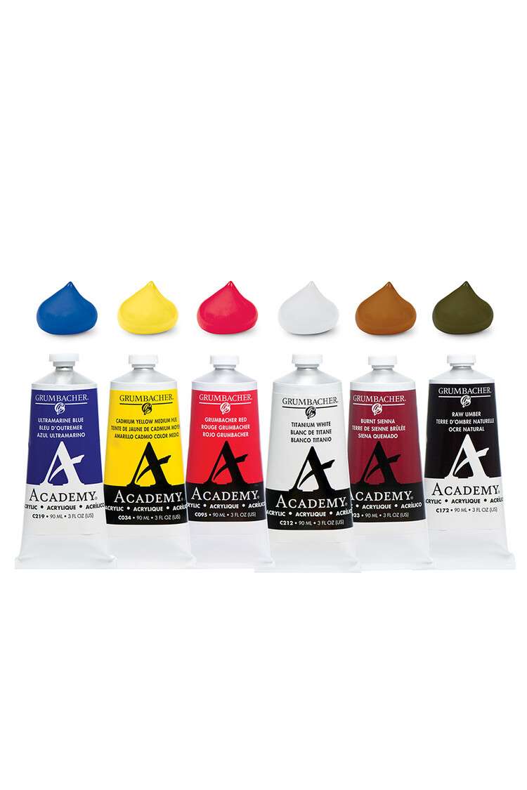 GRUMBACHER Grumbacher Academy Acrylic Paint – 90ml Medium Body