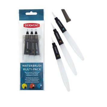 DERWENT Waterbrush Set – 3 Pack