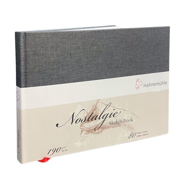 HAHNEMUEHLE Hahnemuehle Nostalgie Hardcover Sketchbook Landscape 40 sheets