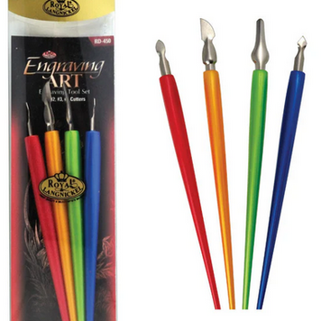 ROYAL BRUSH MANUFACTURING INC Engraving Art™ Scrapecutter Tool Set