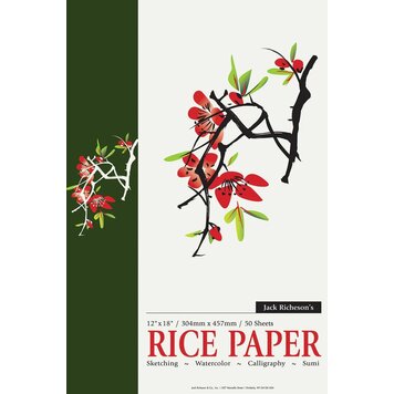 JACK RICHESON Rice Paper Pad 12"x18"