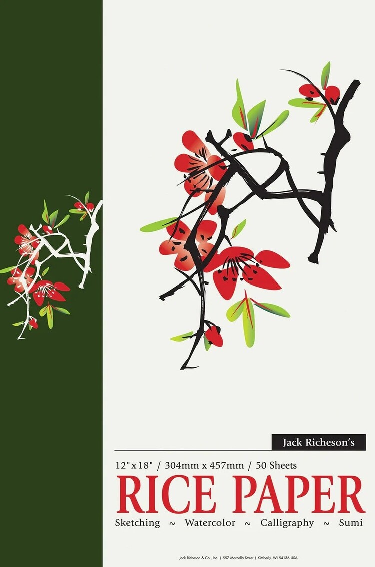 JACK RICHESON Rice Paper Pad 12"x18"