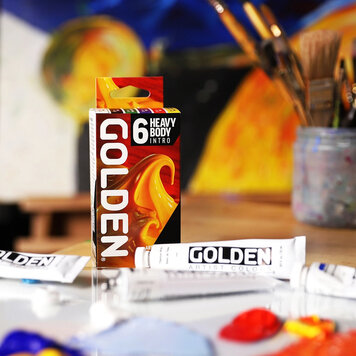 GOLDEN ARTISTS COLORS CO GOLDEN Heavy Body Acrylic Intro Set