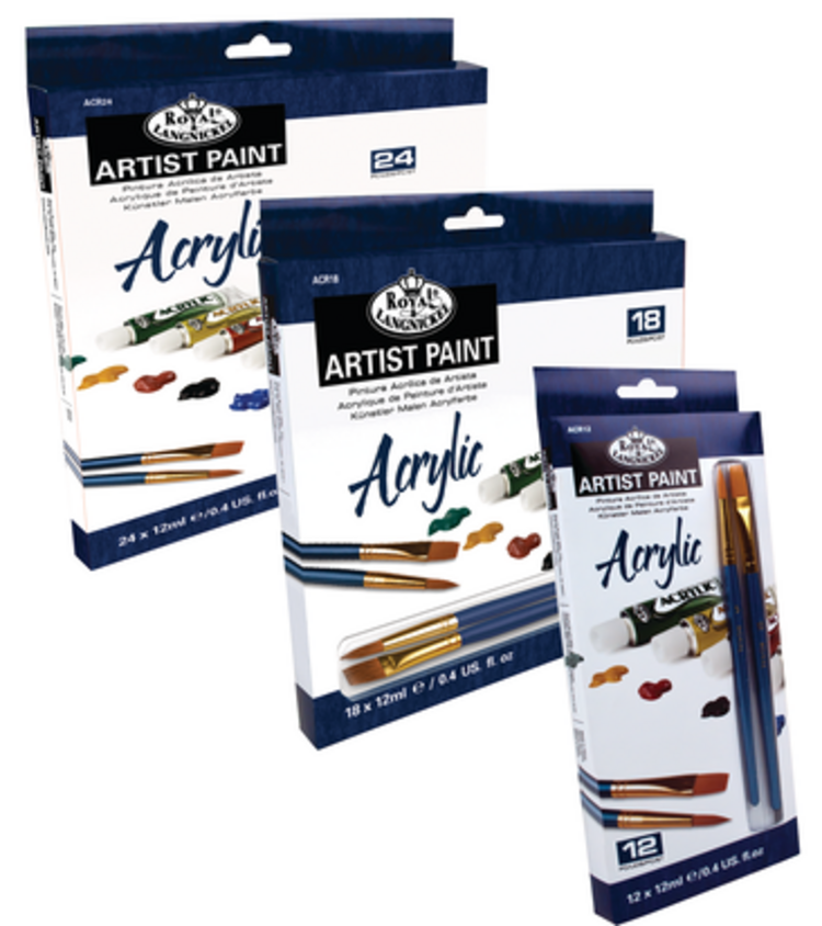 ROYAL & LANGNICKEL Artist Paint 12ml Tube Set of 12