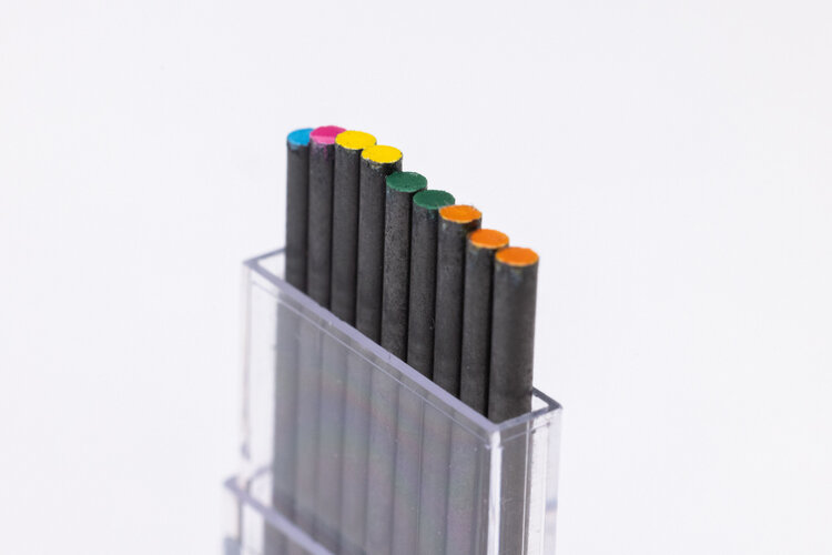 With Lead Holder & 2mm Lead Refill Sets – Graphite & Color Kits