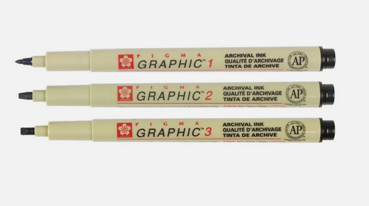 SAKURA OF AMERICA Sakura Pigma® Graphic Pen – Archival Illustration Pen