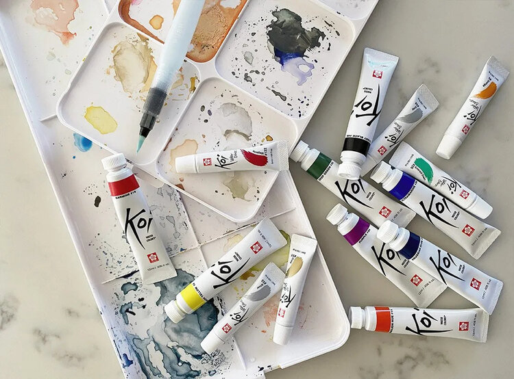SAKURA OF AMERICA Koi® Watercolor Tube Paint Sets