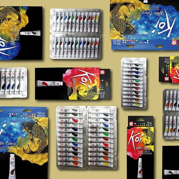 SAKURA OF AMERICA Koi® Watercolor Tube Paint Sets