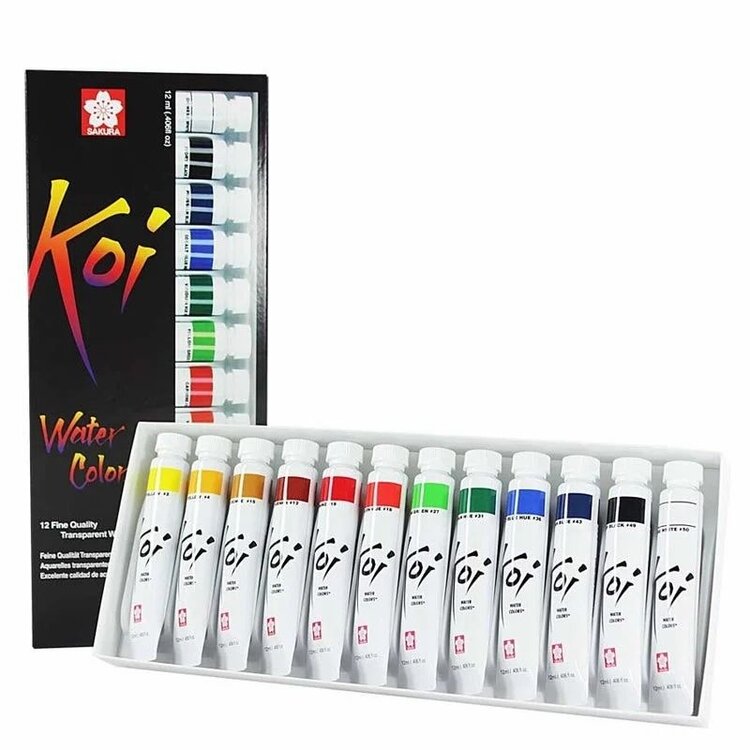 SAKURA OF AMERICA Koi® Watercolor Tube Paint Sets