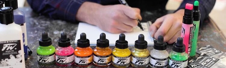 DALER-ROWNEY/FILA CO Daler-Rowney FW Pearlescent Acrylic Ink – 1 oz