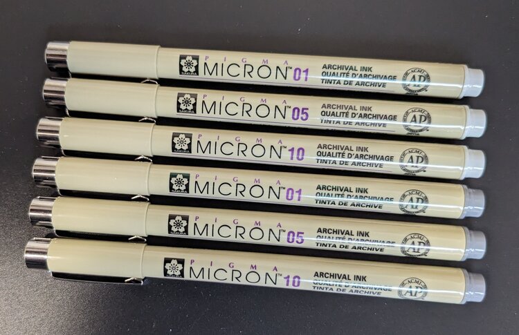SAKURA OF AMERICA Sakura Pigma® Micron Gray & Cool Gray Pens