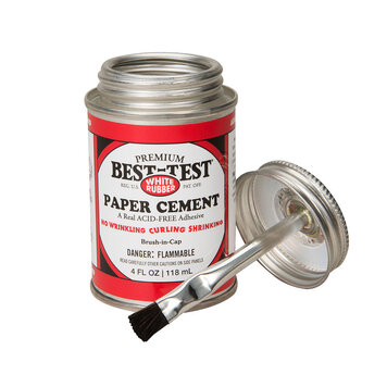 SPEEDBALL ART PRODUCTS Best-Test® Premium Acid-Free Paper Cement