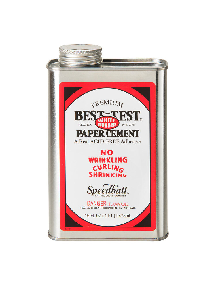 SPEEDBALL ART PRODUCTS Best-Test® Premium Acid-Free Paper Cement