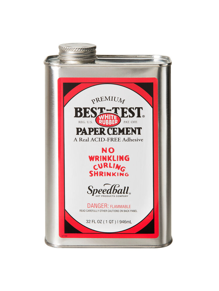 SPEEDBALL ART PRODUCTS Best-Test® Premium Acid-Free Paper Cement