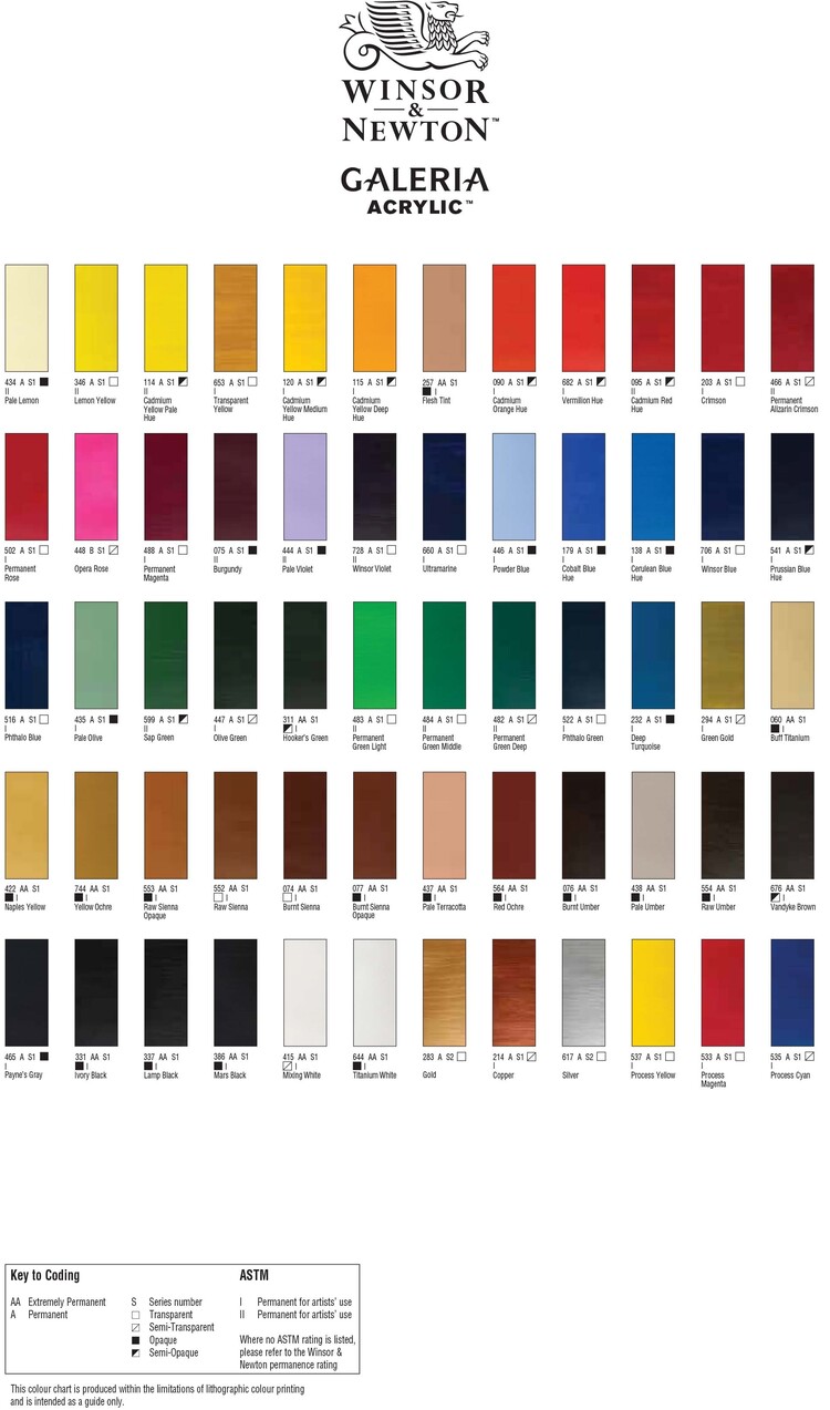 WINSOR & NEWTON Winsor & Newton Galeria Acrylic Paint
