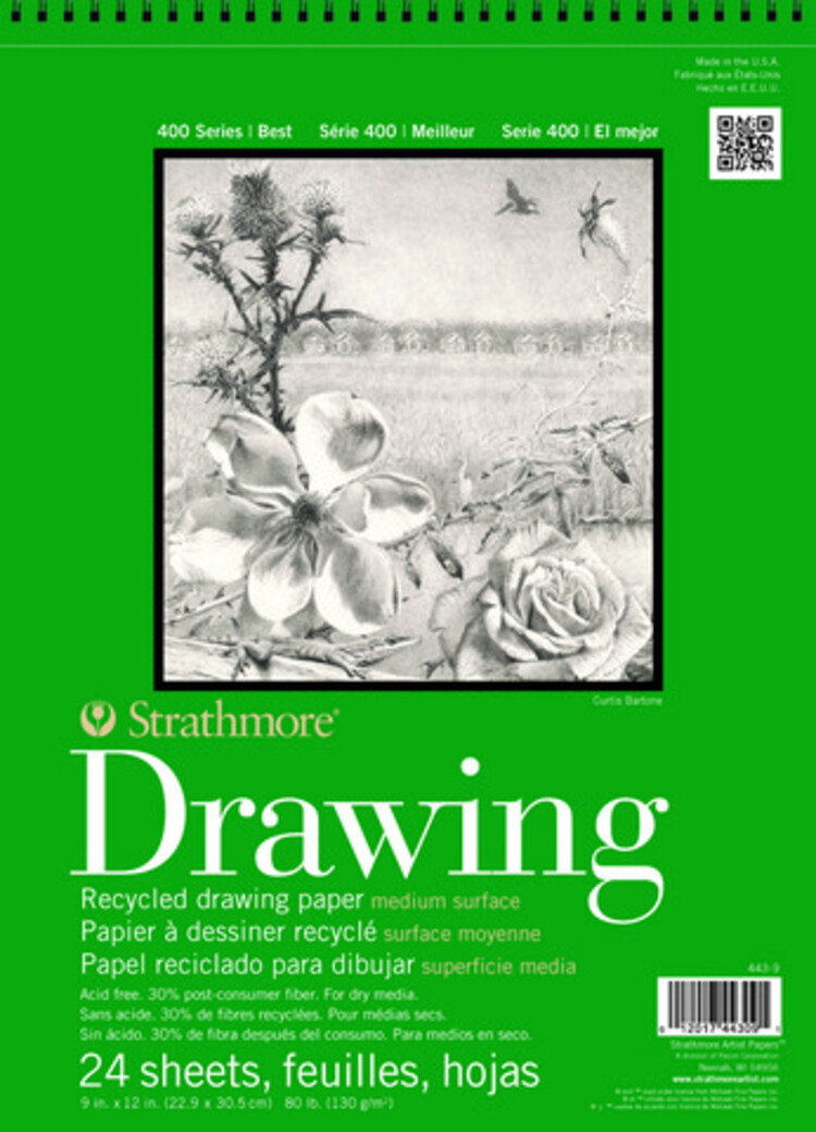 PACON/STRATHMORE Strathmore® 400 Series Recycled Drawing Pad