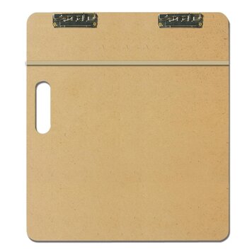 JACK RICHESON Masonite Drawing Board with Heavy-Duty Clip – 23" x 26"