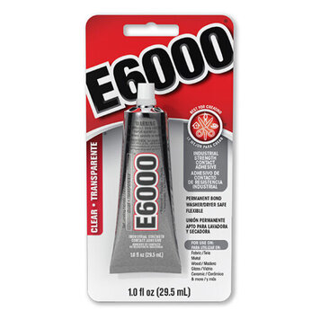 ECLECTIC PRODUCTS, INC. E6000® Industrial Strength Adhesive – Clear 1 oz