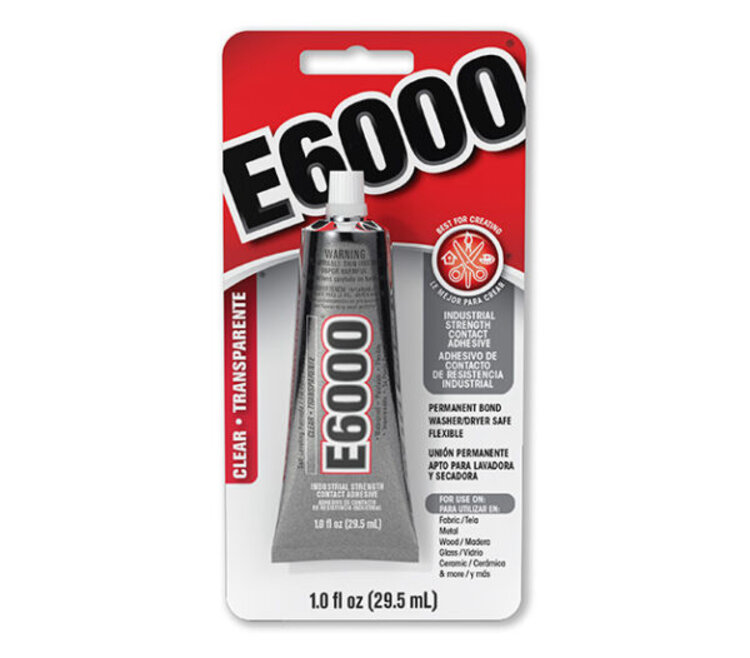 ECLECTIC PRODUCTS, INC. E6000® Industrial Strength Adhesive – Clear 1 oz