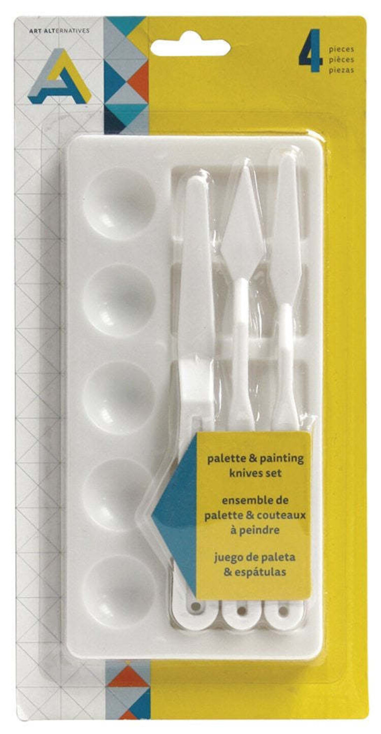 ART ALTERNATIVES Art Alternatives Paint Palette & Palette Knife Set