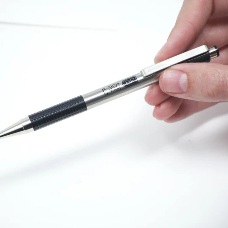 ZEBRA Zebra F-301 Retractable .7mm Ballpoint Pen