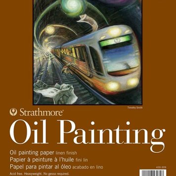 PACON/STRATHMORE 400 Series Oil Painting Paper Pad – 9" x 12"