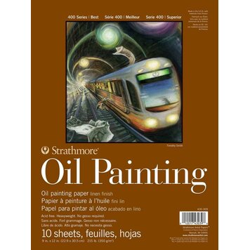 PACON/STRATHMORE 400 Series Oil Painting Paper Pad – 9" x 12"