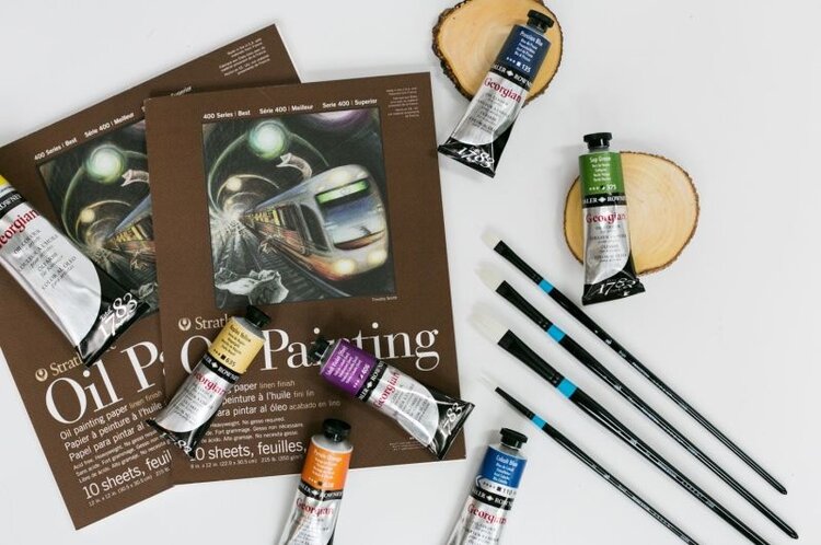 PACON/STRATHMORE Strathmore 400 Series Oil Painting Paper Pad – 9" x 12"